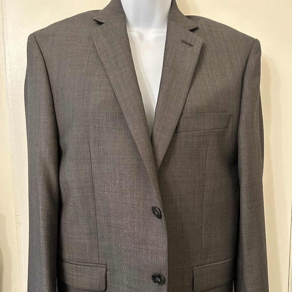 Men's Calvin Klein gray suit